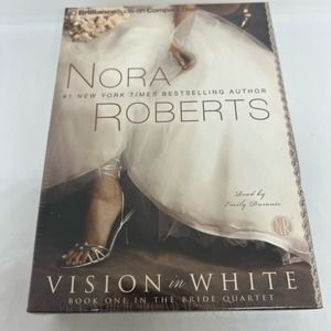 New sealed Vision in White audiobook on CD by Nora Roberts